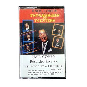Emil Cohen Comedian Recorded Live In T Synagogues And T Centers Audio Cassette u